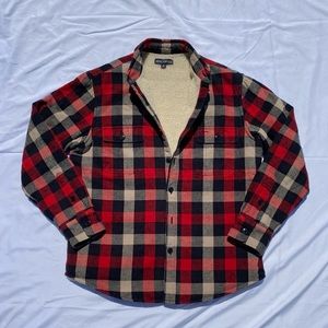Gently used J.Crew fleece lined flannel.